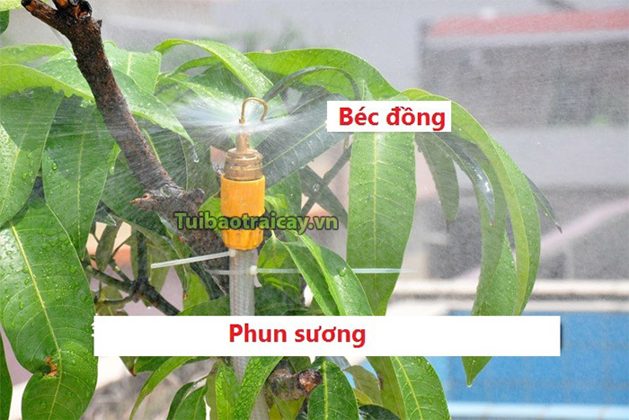 Béc phun sương bằng đồng không bị oxy hóa