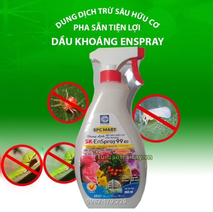 Dung dịch SK Enspray 99EC hiệu quả cao trong việc diệt trừ các loại sâu bệnh gây hại