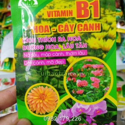 Phân bón Vitamin B1 chuyên dùng cho các loại hoa, cây cảnh khác nhau