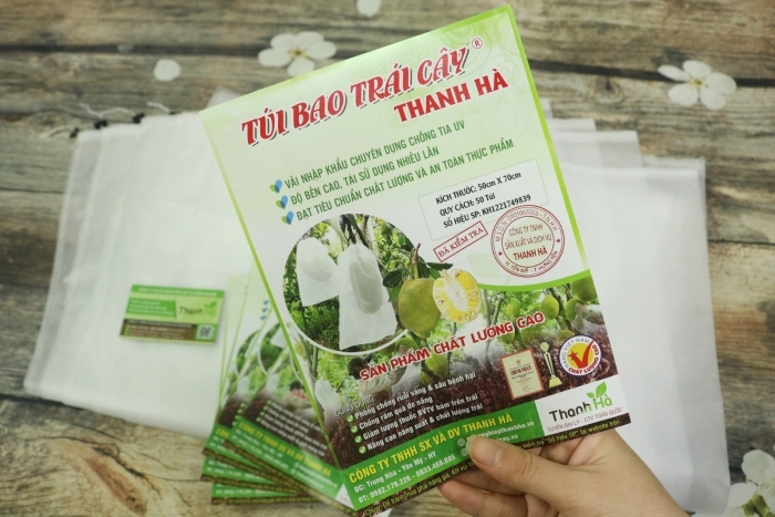 Tem Thanh Hà có in đầy đủ thông tin về cty và sản phẩm