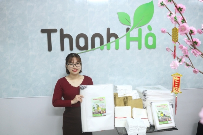 Thanh Hà sản xuất nhiều loại túi vải có kích thước khác nhau